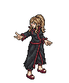 2D isometric female mage sprite